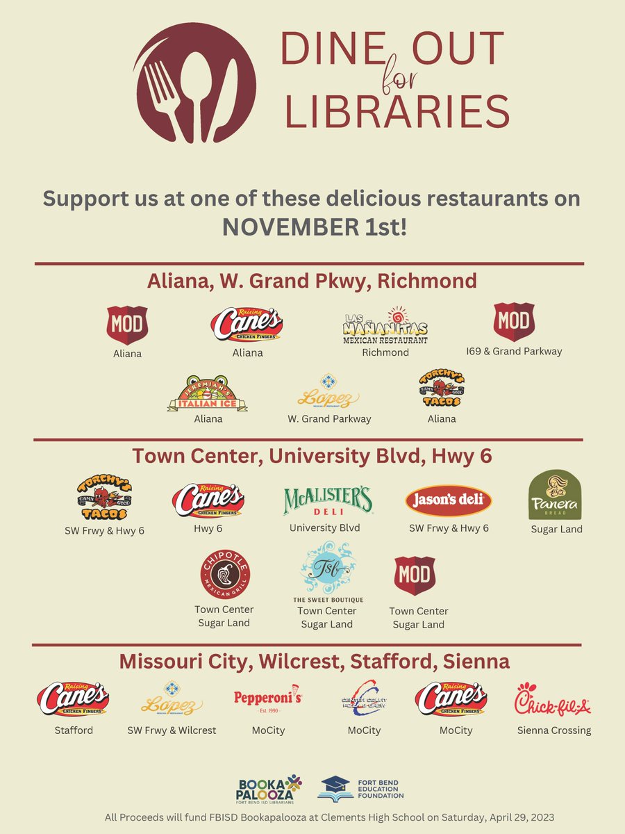 FBISD Libraries tweet media