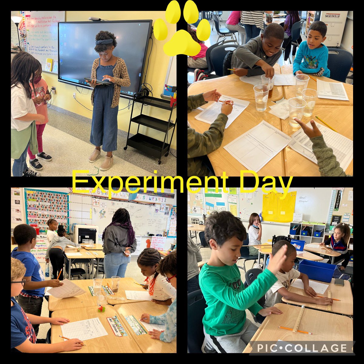 CPES4LIFE's tweet photo. Science Experiment Day in 3rd Grade was a success! Ss were scientists, engineers, mathematicians, and coders today. #CPESProud @DrManigo @ladavids_a @kimellis3677 @kAteach81 @mepvabeach @StephLawrence12 @NancyeFlinn @VBContent https://t.co/TUtIfb1cdp