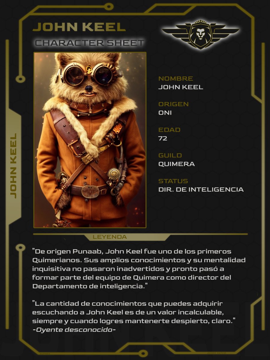 AnthoniusMarble's tweet photo. ¡Character Sheets! ¿Reconoces a algunos de nuestros héroes?
@QuimeraSA_ @QuimeraLegacy @staratlas @at_mwagner @Santiacc_ @Ashes_LS @whoiskhal https://t.co/z52PP34SDA
