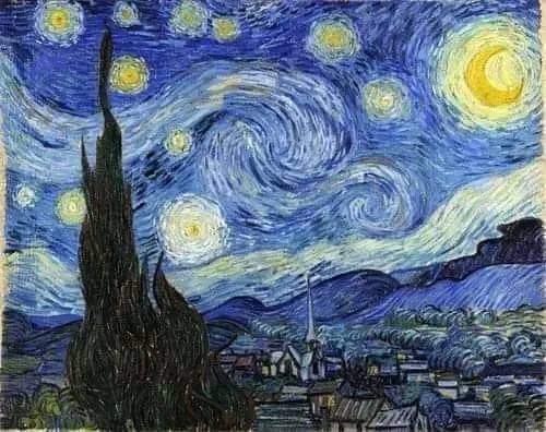 arise66318091's tweet photo. Como Van Gogh
A veces me siento sólo como Van Gogh. Salgo a mirar la luna y las estrellas, 
pero yo no las puedo pintar,
 sólo me queda contemplarlas a la distancia. 
No puedo pintar girasoles, 
no puedo pintar nubes,
 no puedo pintar amor.
 La soledad crea arte, 
el dolor crea. https://t.co/N9rYEWb6Zp