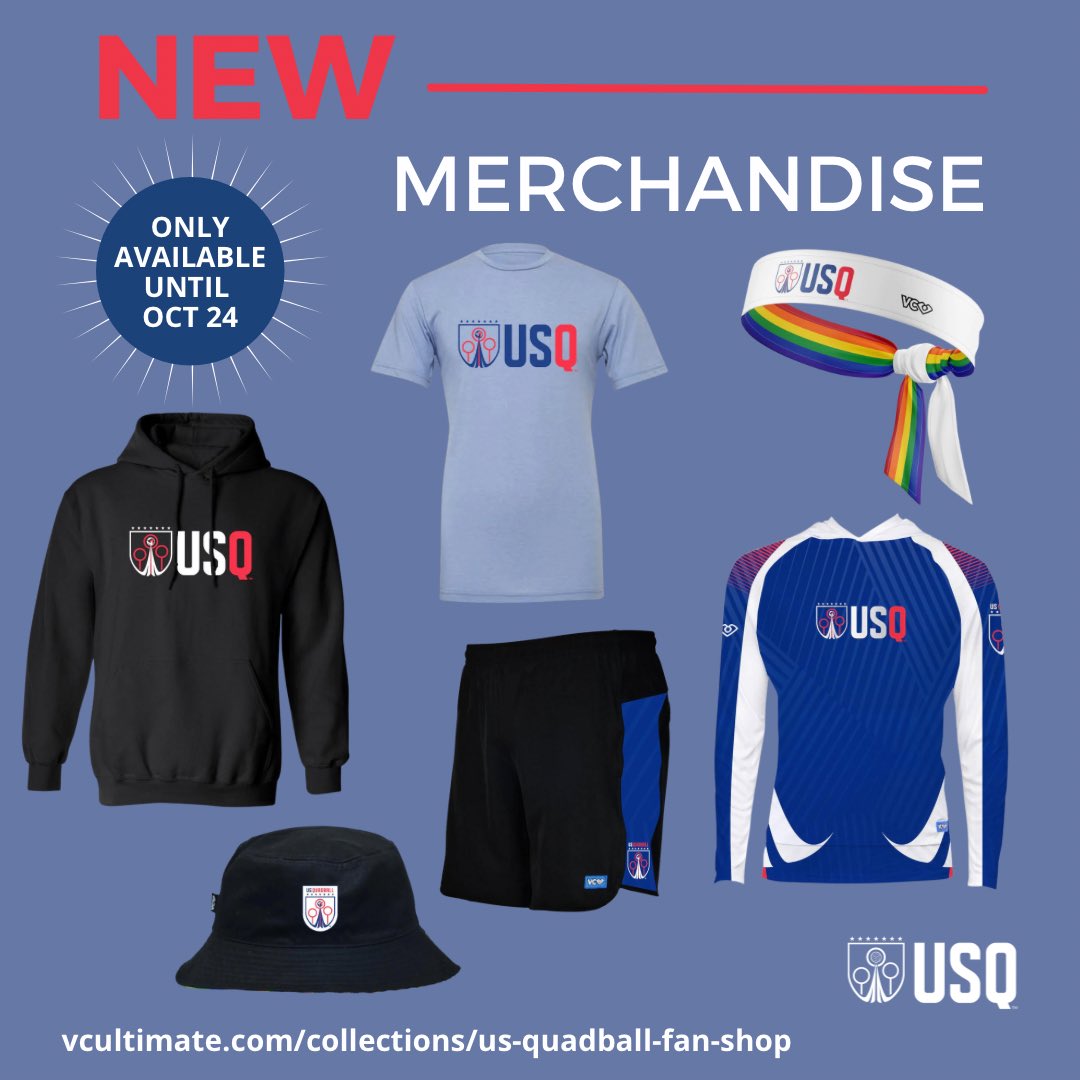 usquadball's tweet photo. New season, new logo, now new merchandise! Check out the shop for the full collection from @vcultimate available now until October 24!

https://t.co/W4uWPxrOlS https://t.co/03z2g4YOBT