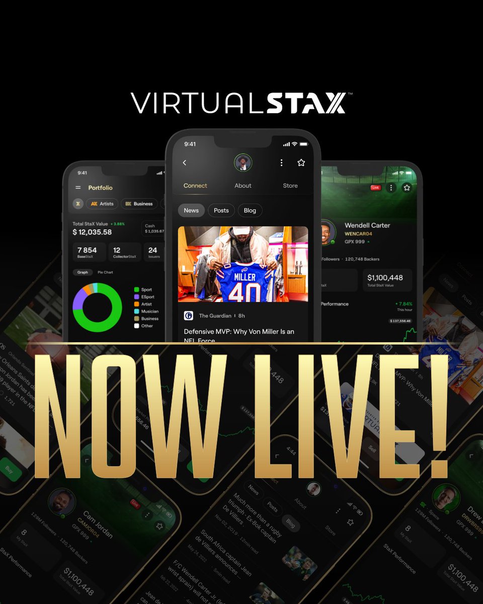 VirtualStaX's tweet image. The StaX platform is officially live!

5 years of hard work, persistence, and faith have brought us to this incredible milestone. This is just the beginning. Sign-up at Stax.app or check the link in the bio. We're excited to see you on the platform
#staxinpeople