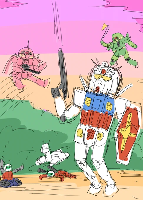 ガンダム(うろおぼえ) 