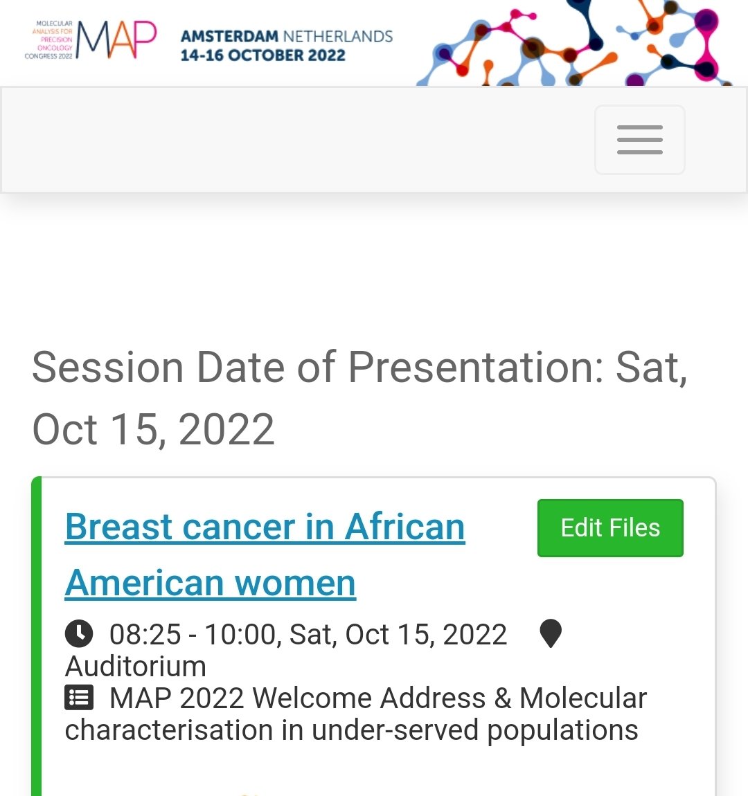 MeliD32's tweet photo. Ready to hear some really amazing science! Excited to share our @ICSBCS #disparities and #GlobalOncology work on #breastcancer with our @myESMO colleagues! @polyethnic1000 @WCMEnglanderIPM @WCM_MeyerCancer @WCMSurgery https://t.co/ZZzpjmERcv