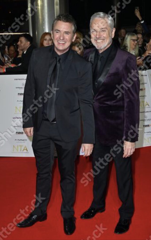 TeamShaneRichie's tweet photo. @realshanerichie and @RealBrianConley on the red carpet at the @OfficialNTAs at the @OVOArena last night. You make a lovely couple, fellas.😁 Though we won’t ask what Shane’s doing with his hand!🤣 #NTAs ©️#Shutterstock #RexFeatures https://t.co/oBO9MOCWtb