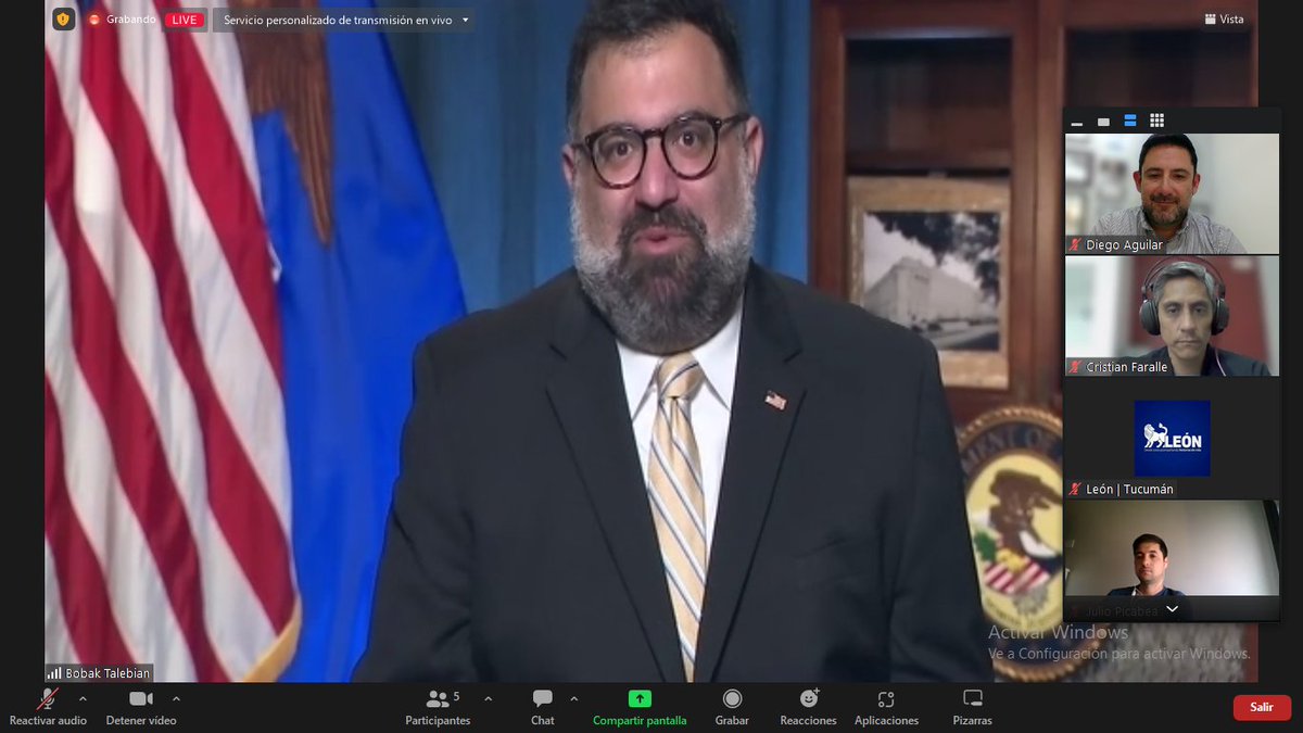 DiegoAguilar_78's tweet photo. Hoy entrevisté a Bobak Talebian, director de la Oficina de Políticas de la Información de @TheJusticeDept de Estados Unidos. 

Hablamos sobre la ley de libertad de la información (FOIA) y cómo ayuda a fortalecer al democracia. ¡Gracias por su tiempo! 

@FOIAPost @USAmbassadorARG https://t.co/ikQSFuLcZd