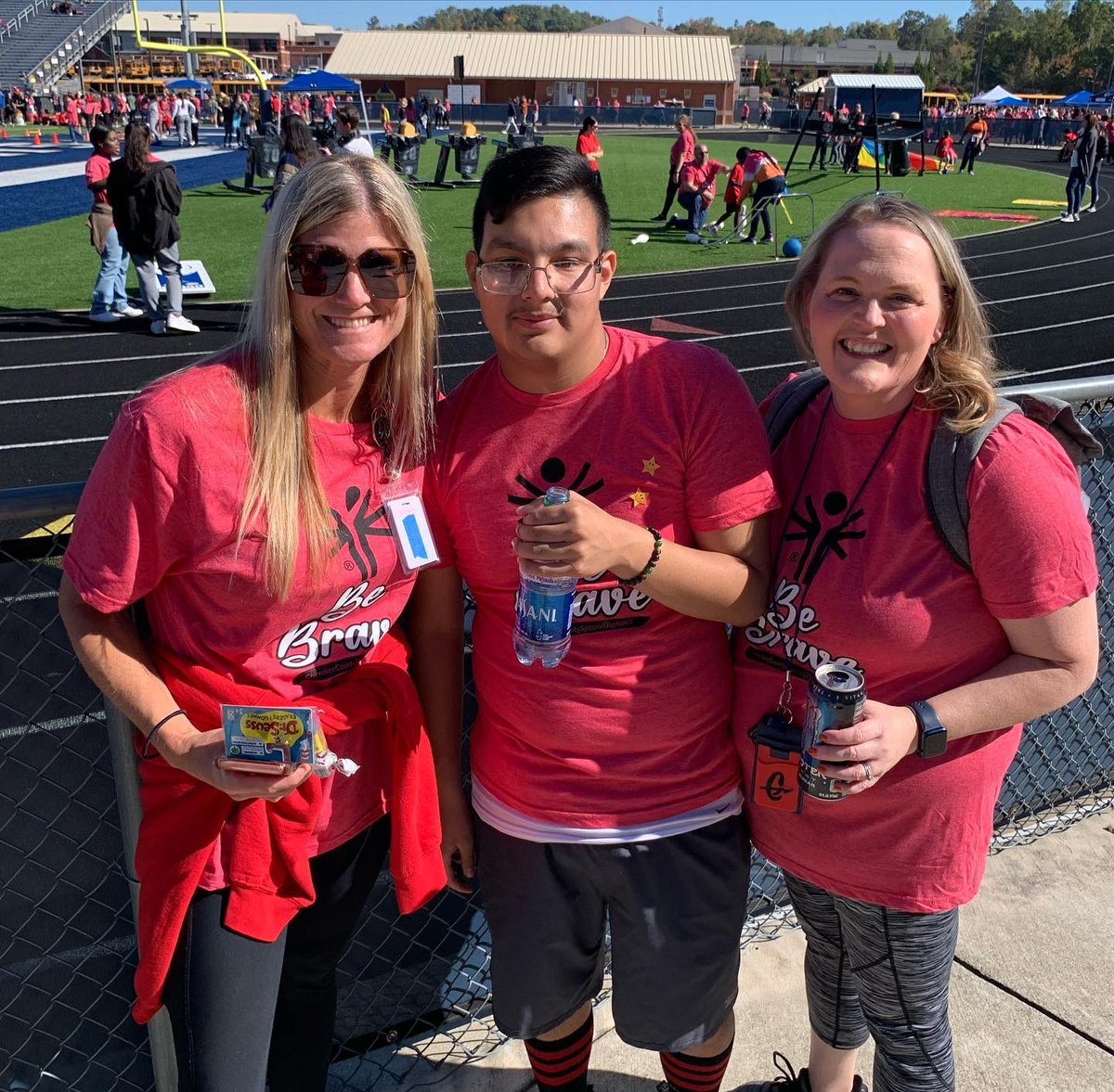 Today we got to celebrate our Warriors at Special Olympics and Awareness day!! My heart is full, I have the best job ever second only to the students and staff I get to work with!!