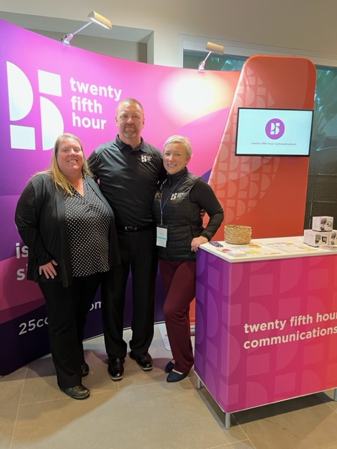 25thHourComm's tweet photo. 25th Hour's CEO, Trish, Director of Public Relations & Marketing Dewey, and Public Relations & Marketing Manager Lauren are looking sharp while enjoying the NCMPR D6 Conference in San Diego!
#NCMPRD6 https://t.co/ZodoCYbZ9Q