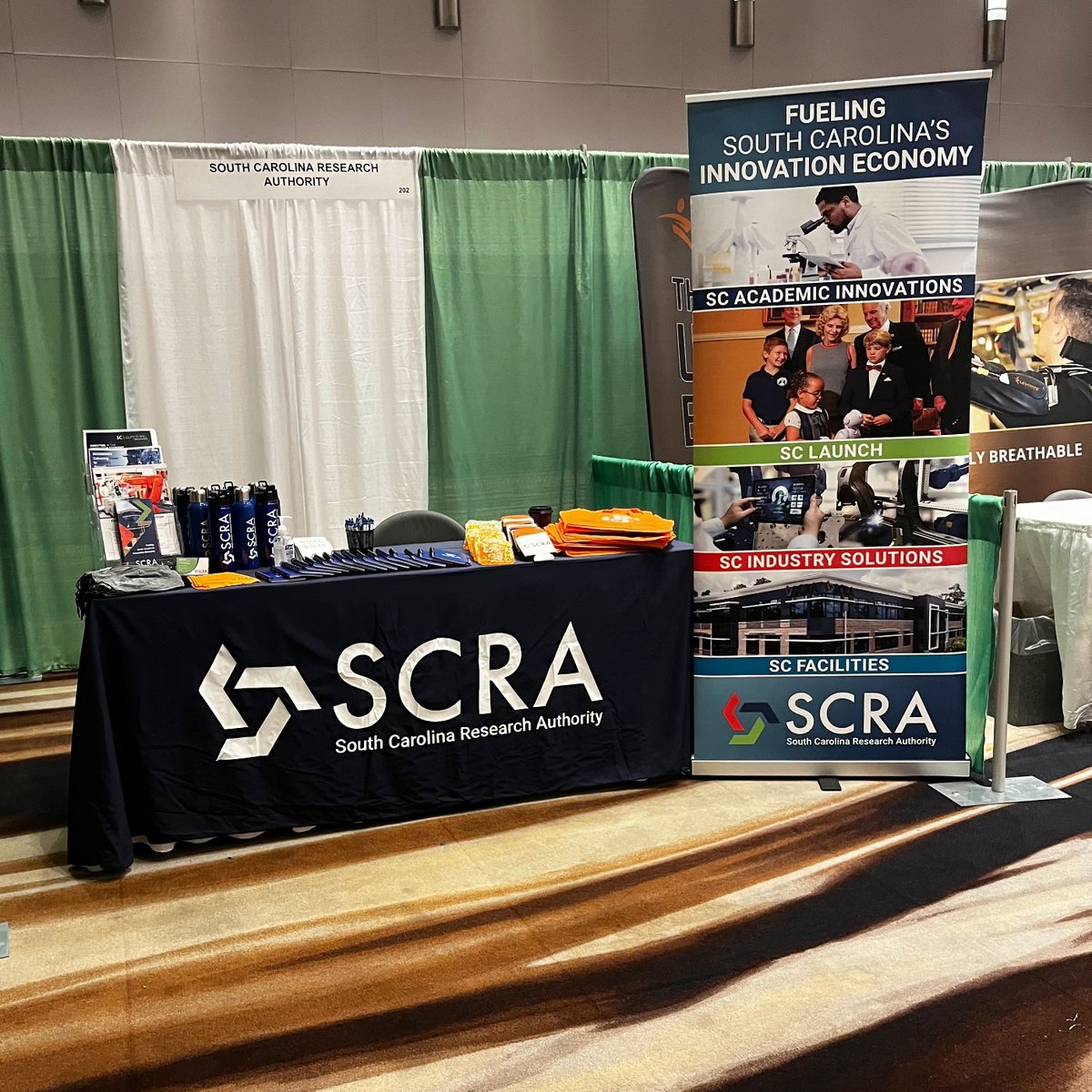 SCRAInnovation's tweet photo. SCRA is proud sponsor of the @HFES ERGOX Symposium in Atlanta. If you're attending the event today or tomorrow please make sure you stop by our booth. We look forward to connecting with you all at ERGOX! #HFES2022 #ERGOX #cybersecurity #extendedreality #robotics #exoskeleton https://t.co/xKoMsSYVVv