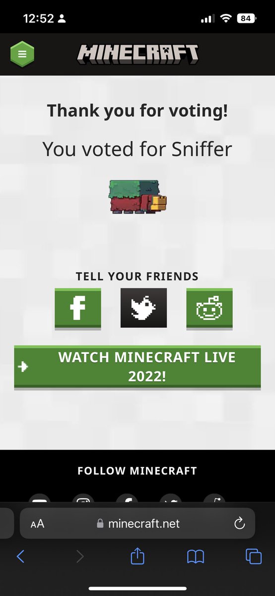 0_Troo_0's tweet photo. @Minecraft Sniffer solos https://t.co/jZ5FUuQszS