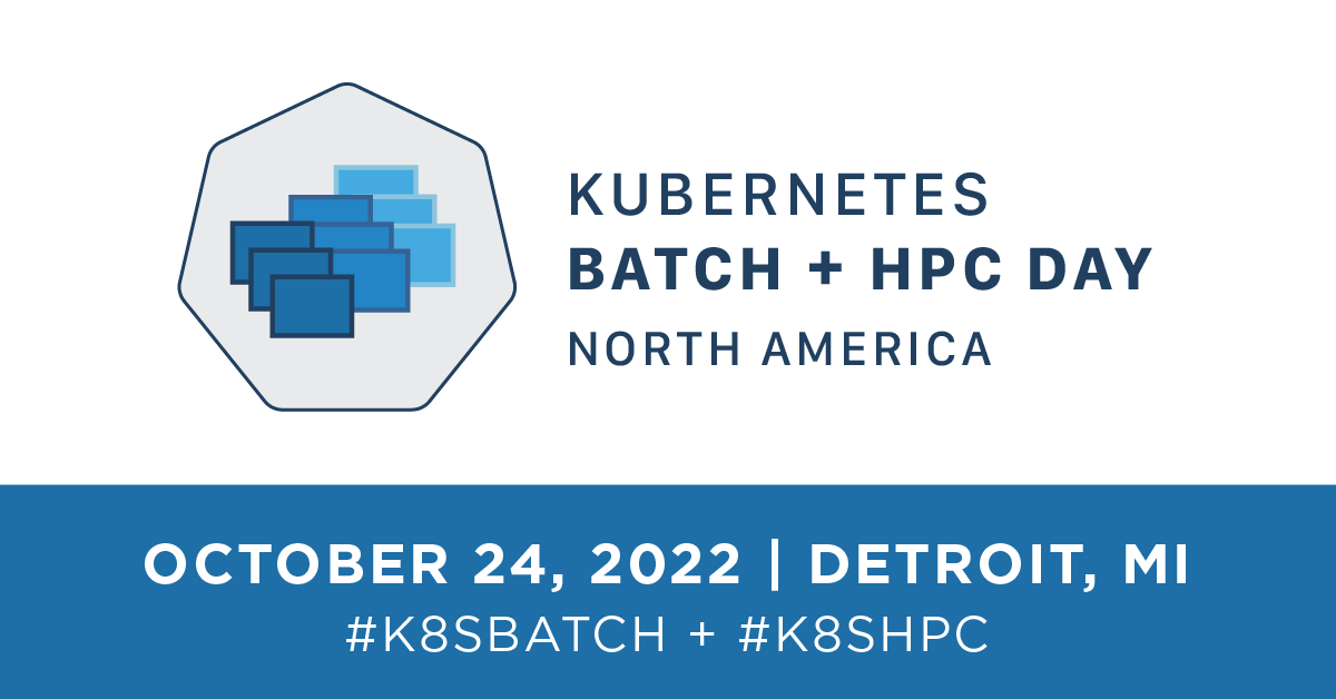 KubeCon_'s tweet photo. Looking to improve how to manage your IT infrastructure for batch workloads?

Join us on October 24 for #Kubernetes Batch + HPC Day #K8SBATCH #K8SHPC

A special thank you to diamond sponsor @OracleDevs 💎
https://t.co/jlwVlF7yOS https://t.co/75K7JuoaMC