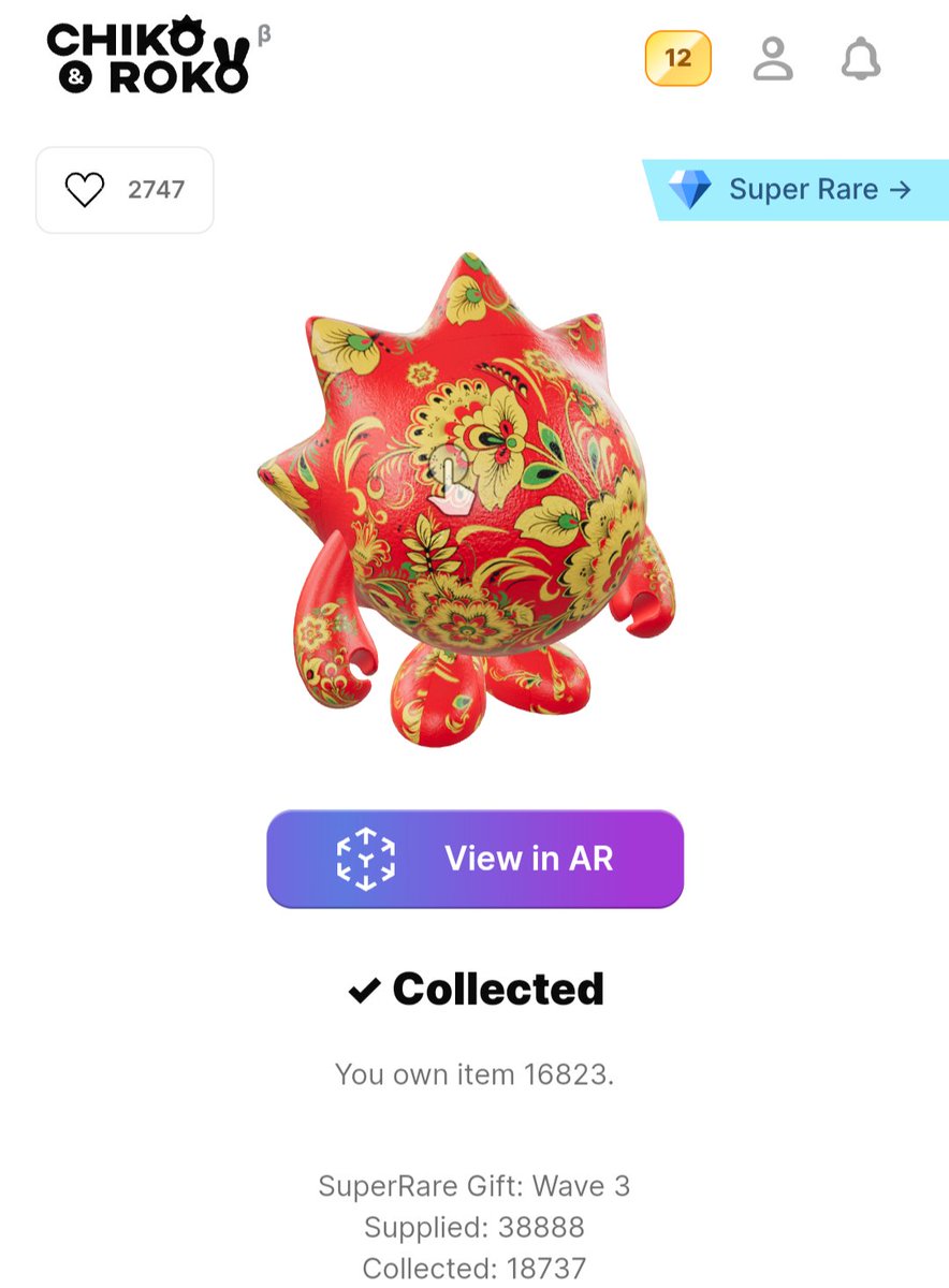 Amazing #nftart <a href="/chiko_roko/">ChikoRoko</a>. Join the fun and collect your own. 1 #nft a day guaranteed. #NFTCommunity #nftcollectors #NFTFam