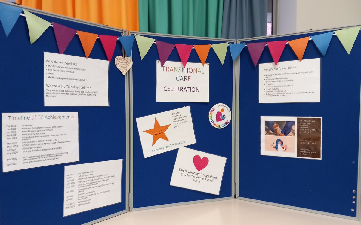 Kudos to @UHS_Maternity for showcasing their achievements 👏 #keepingmumandbabytogether
#ATAIN #transitionalcare