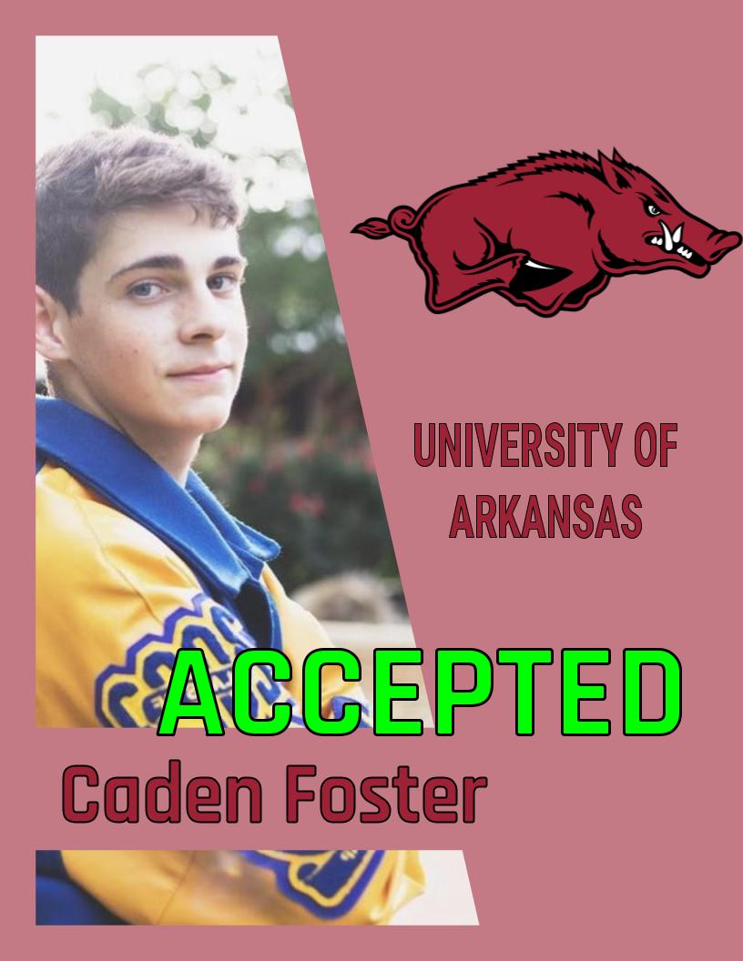 SMHS College & Career Center (@smhs_ccc) on Twitter photo Small error on a previous post showing a previously posted university is corrected! :D
Original tweet:
We want to start this Friday off right by celebrating more college acceptance letters starting off with more of Caden Foster!
He is on top of his game! 👏 Small error on a previous post showing a previously posted university is corrected! :D
Original tweet:
We want to start this Friday off right by celebrating more college acceptance letters starting off with more of Caden Foster!
He is on top of his game! 👏