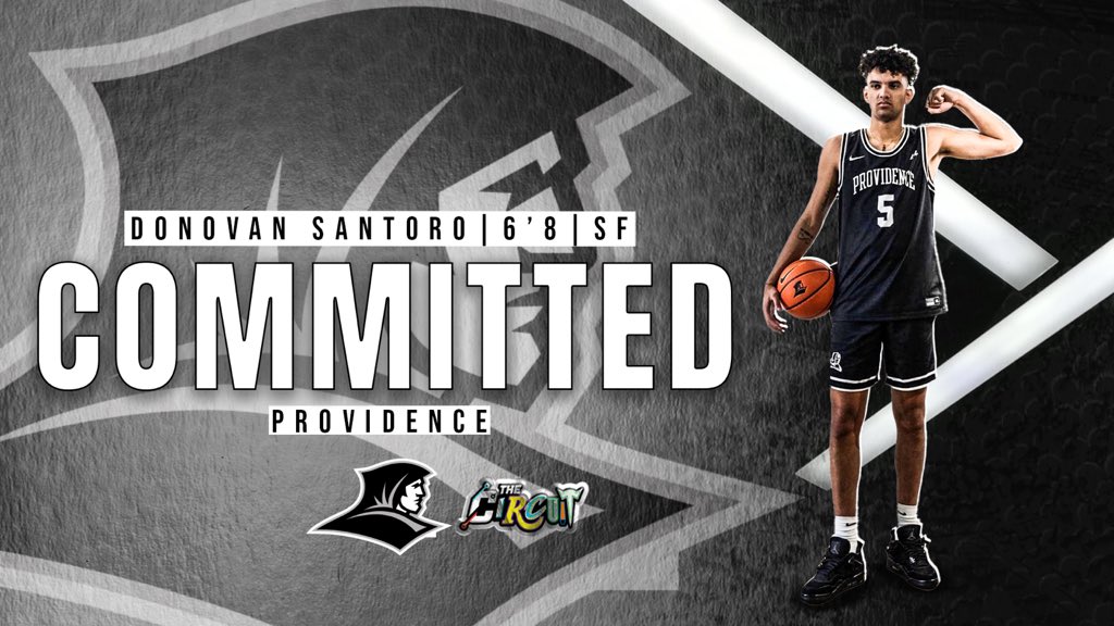 Congratulations to 2023 Donovan Santoro 6’8 Wing Southern California Academy on his commitment to Providence. One of the most skilled Wings out West. Combination of size, skill, & athleticism makes him legit Wing at the HM level. Shoots from deep. @SantoroDonovan #RamThrough 🐏🤞🏽