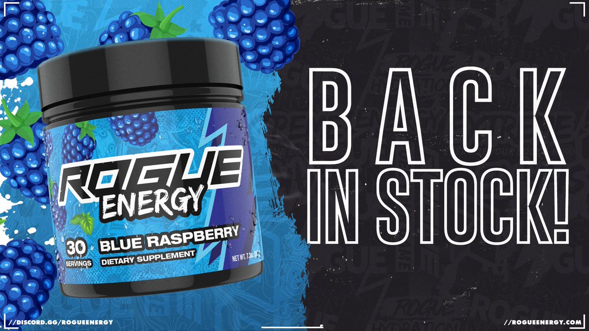 It's good to have the GOAT back!

RogueEnergy.com/products/blue-…
#RogueEnergy #BlueRaspberry