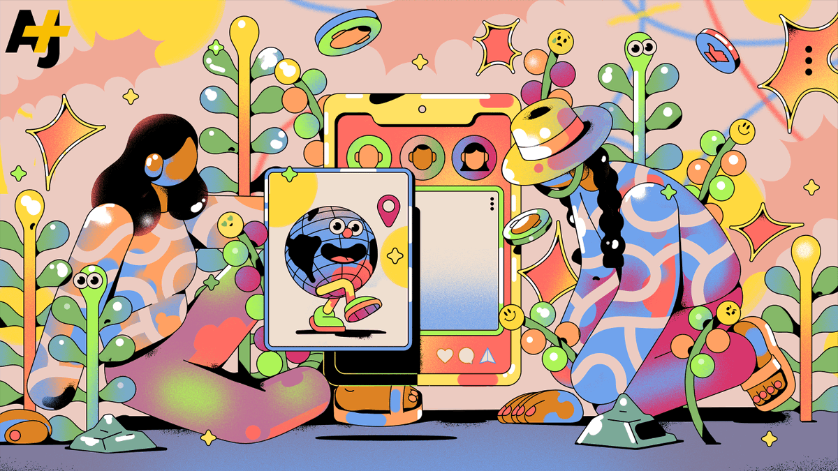 creativecloud's tweet photo. A blending of the online/offline worlds. 🎨 by Meme MX: https://t.co/aDVqqCbUb4 https://t.co/z6PUQVEQmp