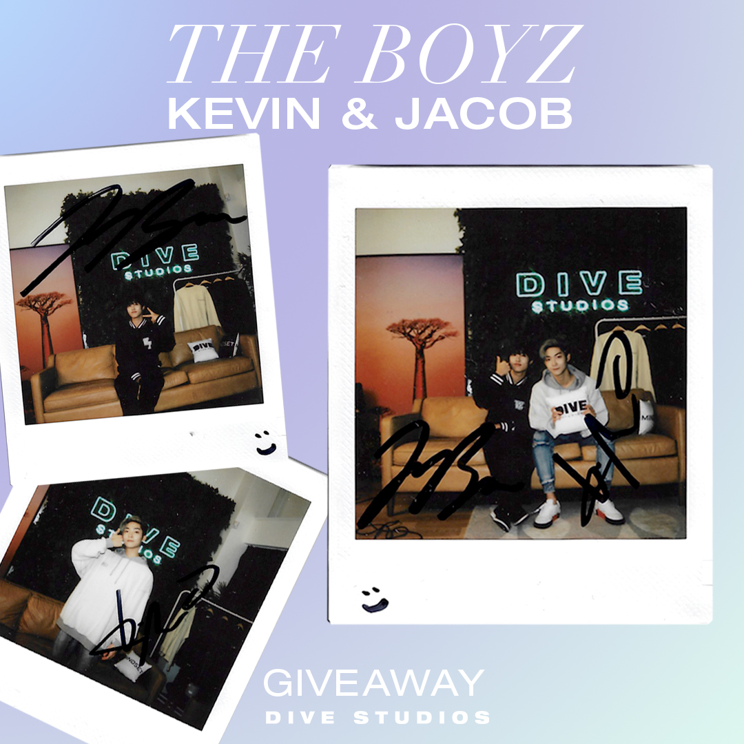 thedivestudios's tweet photo. What was your favorite part of #GETREAL EP 9 with KEVIN and JACOB of @IST_THEBOYZ? 😝 Enter this giveaway for a chance to win 3 SIGNED Polaroids from THE BOYZ! 

https://t.co/5Y3gQM7cDs

#THEBOYZ #AshleyChoi #Peniel #DIVEStudios https://t.co/KfUdqPemK5