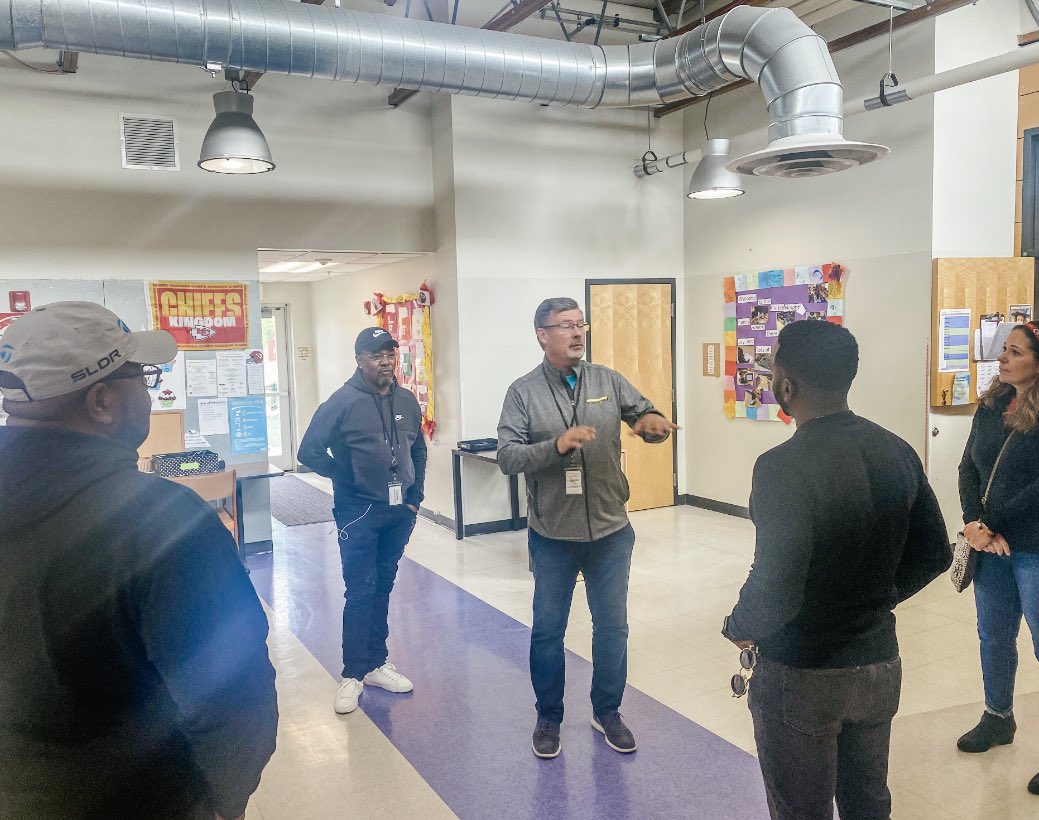 AmandaTrouba's tweet photo. What an incredible morning! Thank you to @OB_Inc_KC for hosting us! It was so great to tour the classrooms &amp; Ignition Lab to learn more about how we can support such an amazing organization helping families here in KC! @tkelce @microsoft #MicrosoftGIVE #OperationBreakthroughKC https://t.co/EWumsS698R