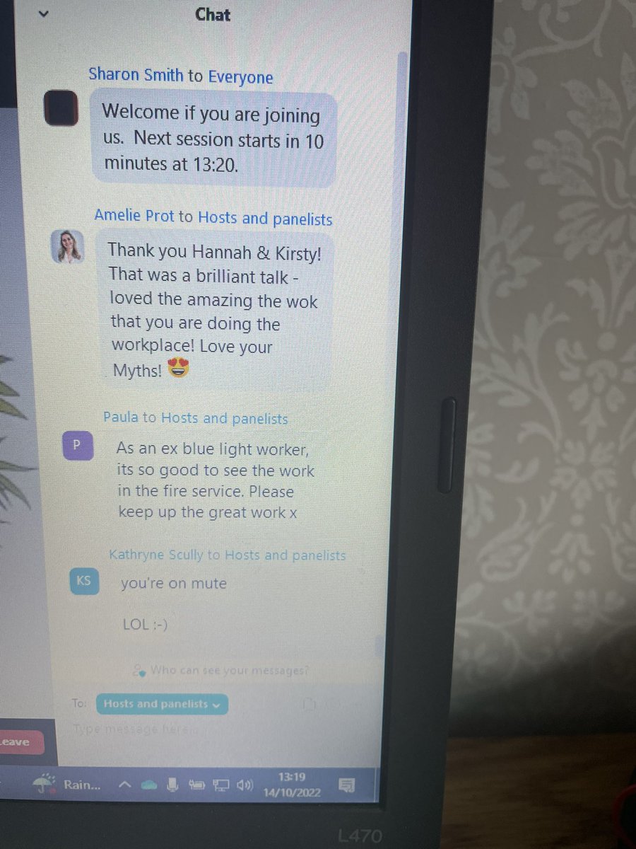 I have learnt so much about menopause today and it was an absolute pleasure and privilege to be a panelist at the event. Thank you to all the amazing speakers and an extra big thanks to <a href="/patduckworth/">Pat Duckworth</a> for everything you do 🙏 #menopause <a href="/CFRSLimitless/">Limitless - Cheshire Fire Women's Network</a>