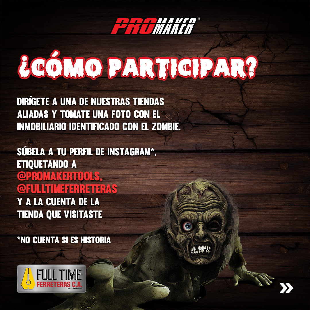 promakertools's tweet photo. ¡#TERRORÍFICO #CONCURSO! 👻🎃

Ve a nuestro perfil de Instagram: https://t.co/VwogOgHkXw , asegúrate de leer todos los pasos para saber cómo #participar desde ahí 👆 y así ganar una de las 14 #EsmeriladorasAngulares. 🛠⚡ https://t.co/URnMglipBz