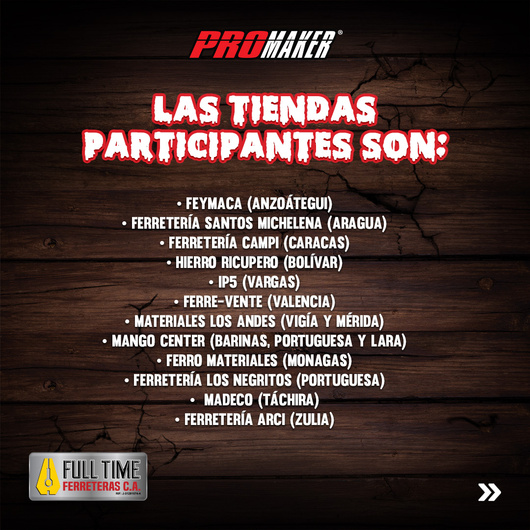 promakertools's tweet photo. ¡#TERRORÍFICO #CONCURSO! 👻🎃

Ve a nuestro perfil de Instagram: https://t.co/VwogOgHkXw , asegúrate de leer todos los pasos para saber cómo #participar desde ahí 👆 y así ganar una de las 14 #EsmeriladorasAngulares. 🛠⚡ https://t.co/URnMglipBz