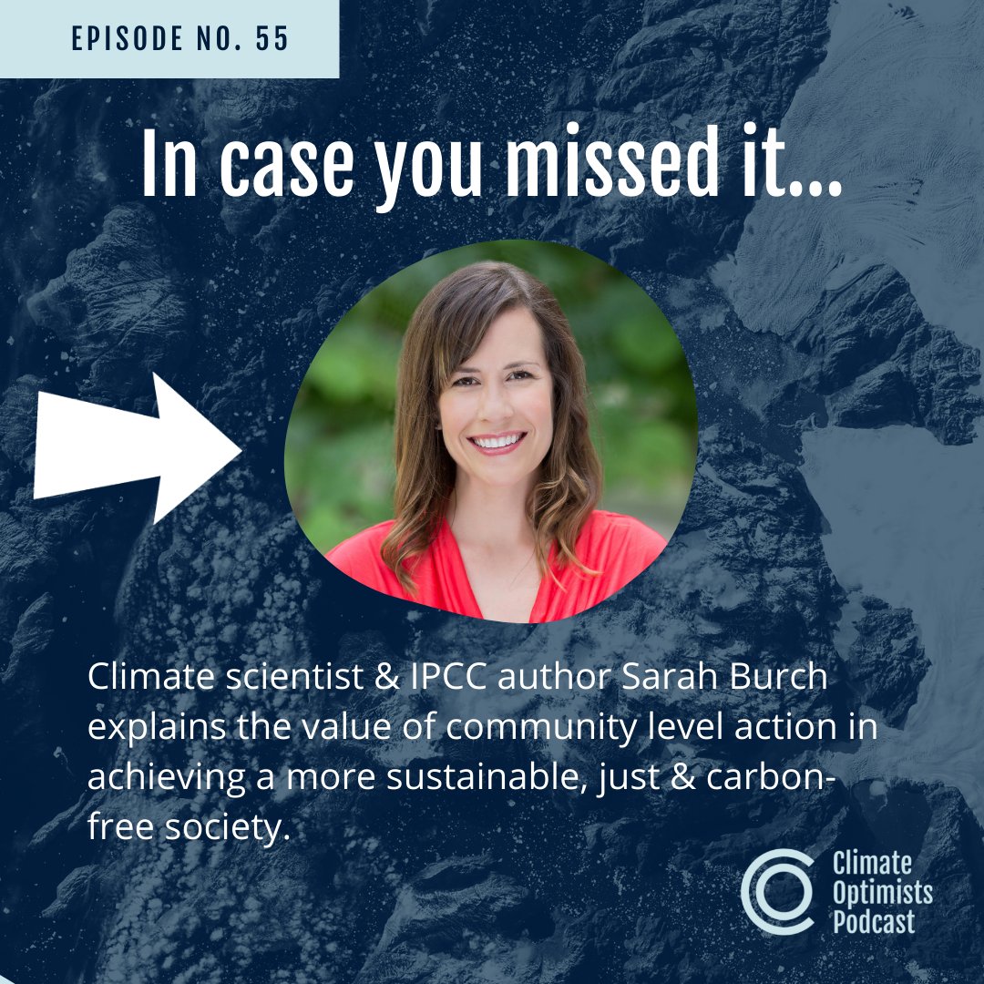 In case you missed it... episode 55 of @climate_pod features our Executive Director @SarahLynnBurch on why local climate actions matter. Check it out! climateoptimists.co/episodes/local… #UWaterloo #ClimateCrisis