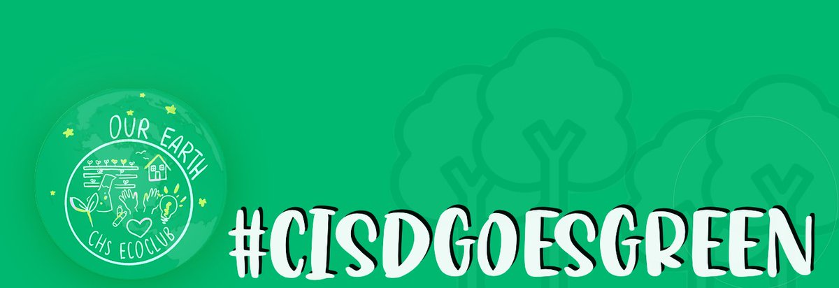 So excited to launch #cisdgoesgreen with my amazing <a href="/EcoClubCoppell/">CHS Eco Club</a> - watch your email CISD...more information coming soon on how to sign up and join us!♻️ #CHSLearnLoveServe