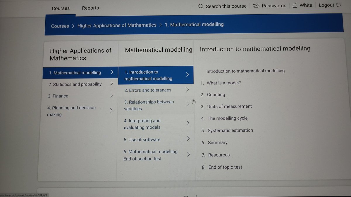 So the preparations for being able to deliver Higher Applications of Maths begins! Step 1 is to work through the <a href="/SCHOLARuk/">Scholar</a> course.  It really is an interesting step for studying Mathematics at Level 6.  Looking forward to learning something new! #RISE