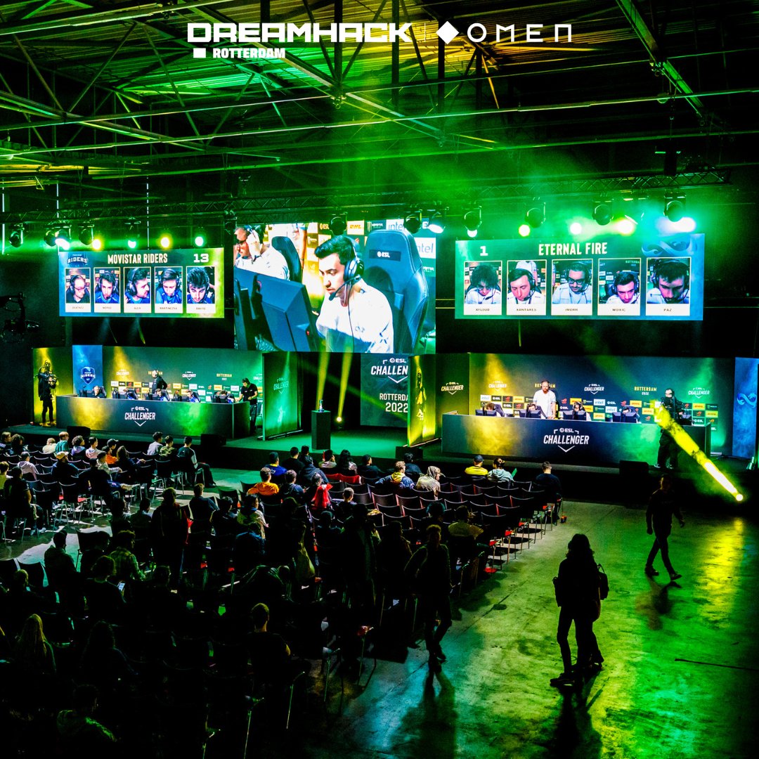 RTMgamesweek's tweet photo. We started DreamHack Rotterdam with an amazing first day. Lots of happy faces, activities and nice collabs. Do you want to see what we still have in store for you? Get your tickets now and enjoy the festival. #gaming #rtmgamesweek #dreamhackrotterdam https://t.co/AxJkNBaVo4
