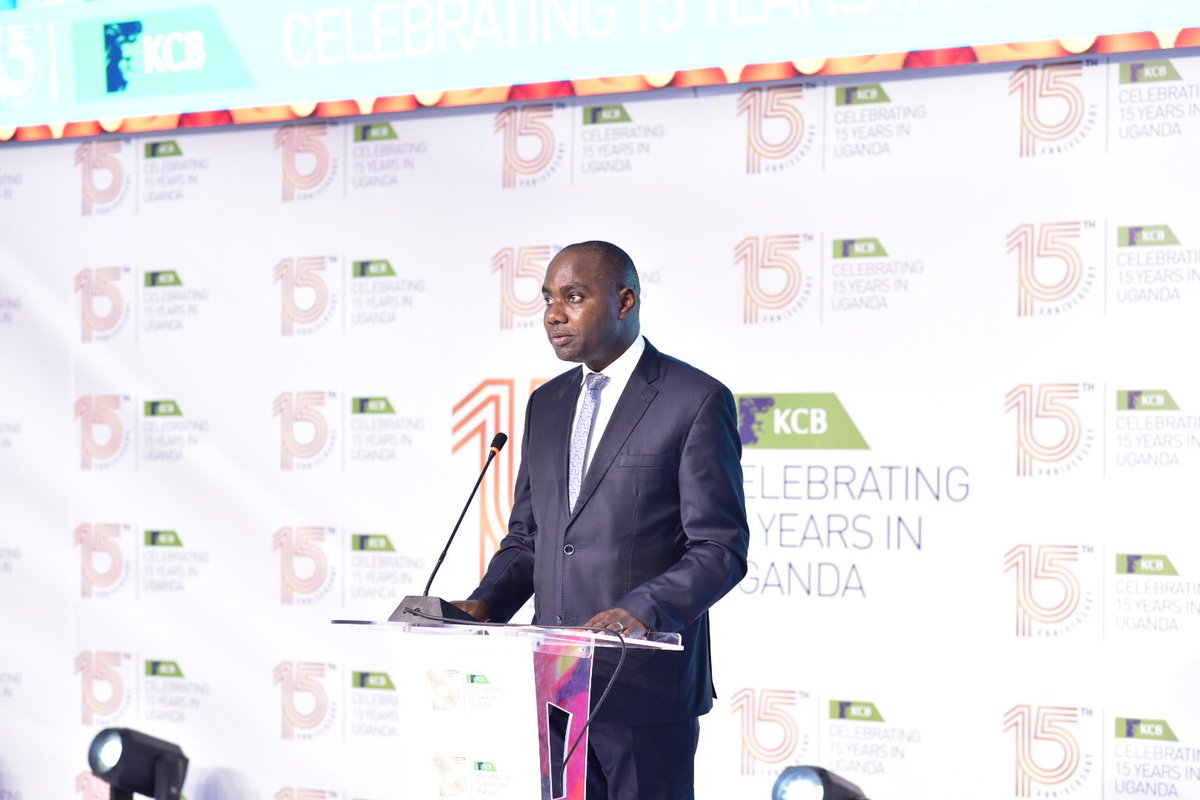 kcbbankug's tweet photo. “It gives me great pleasure to be apart of the great remarkable journey of KCB. On behalf of the ministry, we take the opportunity to congratulate KCB upon achieving this milestone.” ~ Hon. Henry Musasizi Acting Minister of State @mofpedU
#KCBAt15 #KCBGoAhead https://t.co/9MM1IJrdGB