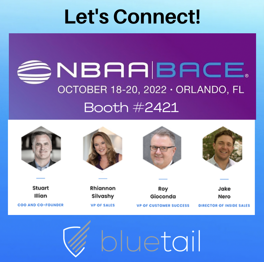 bluetailaero's tweet photo. Are you heading to @NBAA in Orlando next week? Come to Booth #2421, meet our team, and get a demo of our new product! See you there!
#NBAA2022 #productlaunch #charteroperations #aviation #businessaviation #bluetail #aviationlovers #generalaviation #announcement #part135 #part91 https://t.co/rzVCRPJjS2