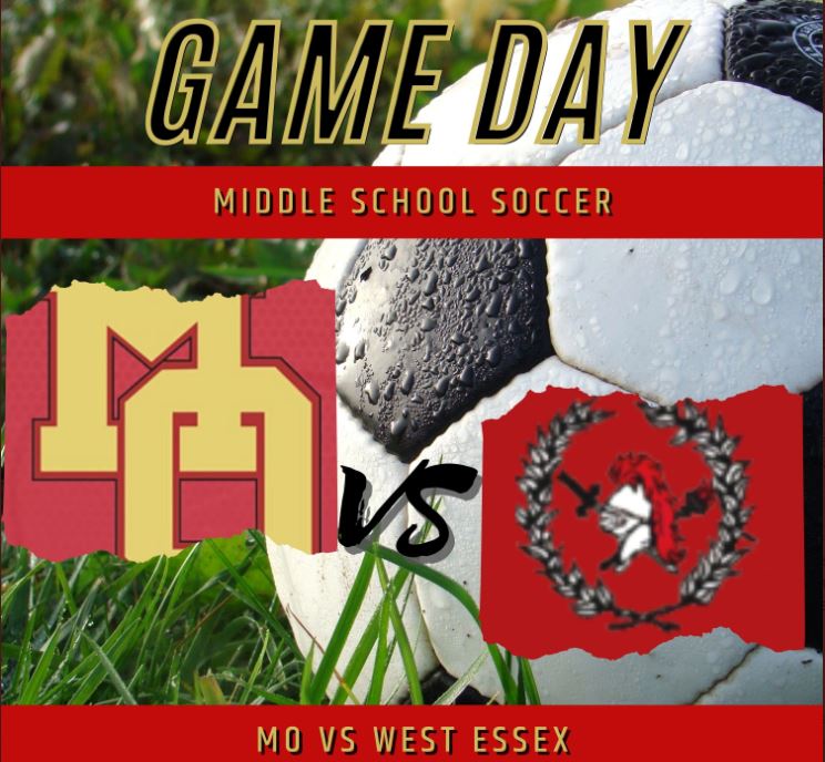 MOMS Sports TODAY:
Girls soccer game HOME vs. West Essex @ 4pm
Boys soccer game AWAY vs. West Essex- cancelled