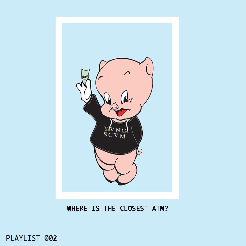 YVNGSCVM's tweet photo. DROPPING OUR 2ND PLAYLIST "WHERE IS THE ATM?" TOMORROW ON OUR SOUNDCLOUD https://t.co/RNBehADYTV https://t.co/SOvkgQYSyh