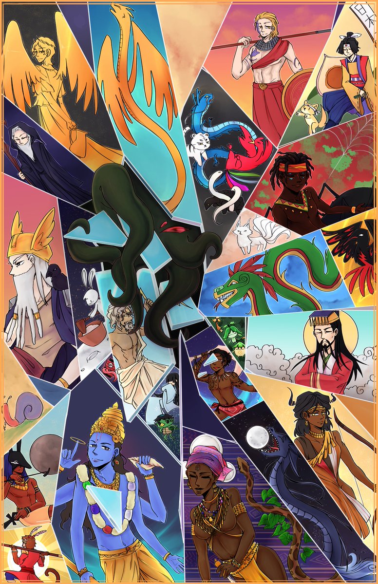 VTStudio72's tweet photo. Showcase 2022, Saturday, October 22nd, at 7:00pm! Join us in the CID Community Assembly to check out a variety of incredible mythology-themed artwork made by members of Studio 72! https://t.co/6mTScc0gPL