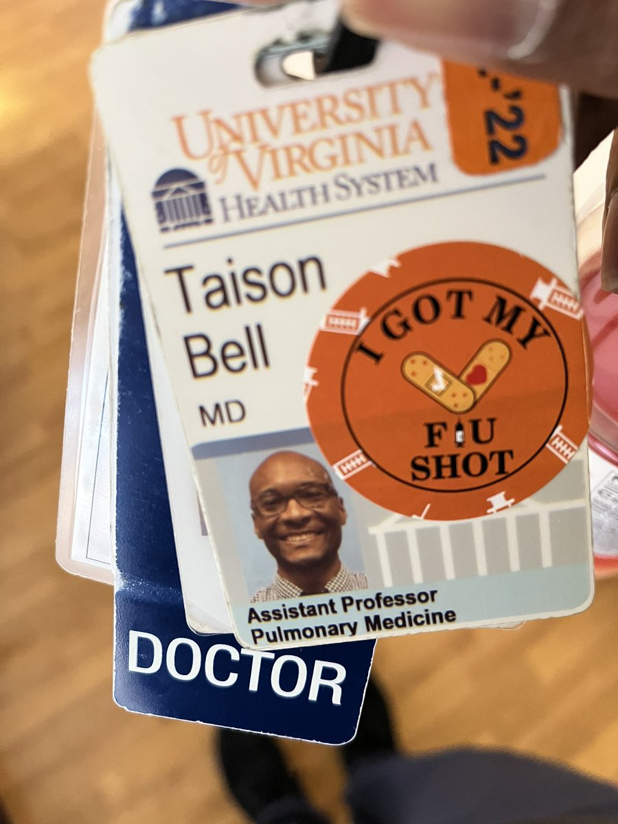 TaisonBell's tweet image. I usually get my #fluvaccine around the end of October but cases are up early this year. 

So I got vaxed at midnight while on night shift. 

No matter how you need to do it, it’s important to get it done. 
💪🏾 💉