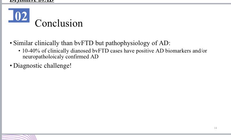 amandabcanfield's tweet photo. One of my favourite annual @CAGPsych @CCSMH sessions happening now: Top 10 papers in Geri psych. Number 2 is on the relevant and complex issue of behavioural variant of Alzheimer’s Disease. #cagpccsmh2022 https://t.co/zh6Kcn3s3T