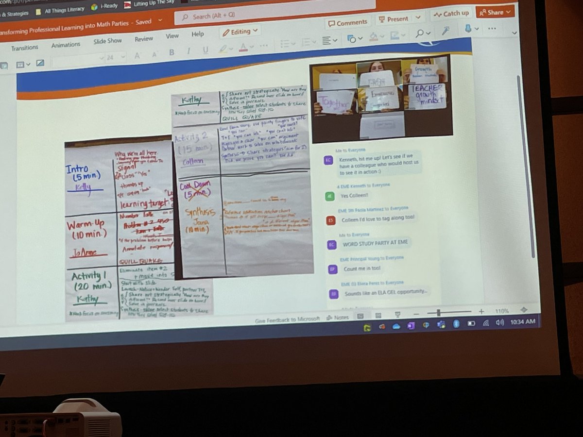 Thinking about ways to create math teaching labs which are called OEL Labs (Observation of Evidence of Learning) with <a href="/jsanchezmath/">Jana Sanchez</a> &amp; @SubitizeThis from Everett Public Schools. Another way to make professional learning visible #nwmc22