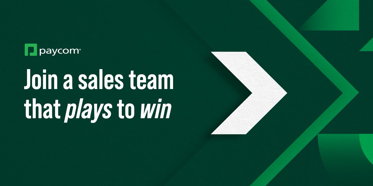 PaycomJasonC's tweet photo. See our latest #OklahomaCity, OK job and click to apply: Sales Operations Coordinator https://t.co/b5sDcIdDkq https://t.co/YoSYqbpA1X