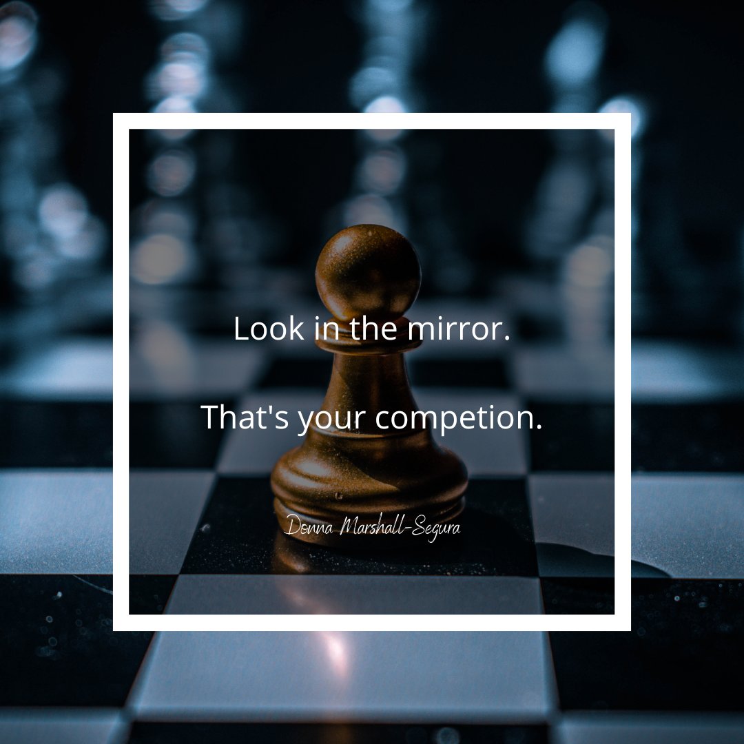 The mind-blowing reality is too many women compete AGAINST one another (some will admit it, others won't) versus empowering each other. YOU are your only competition. #levelup #Empowerment