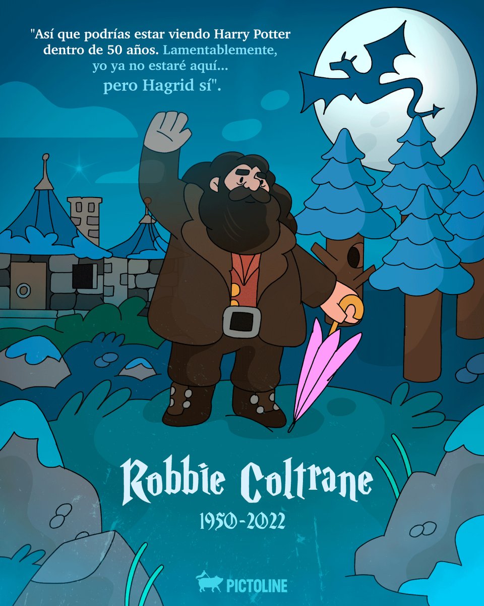Adiós, Robbie Coltrane 🤍
Y gracias por todo, Hagrid 🪄✨