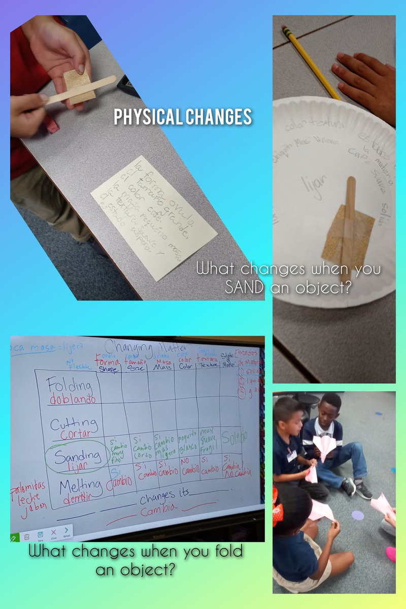 IsauraDiana1's tweet photo. A quick recap on all the fun, and learning @ReesStars Scientist had exploring and observing during Physical Changes of Matter while using their first & second language😍
@LoveSciTech @AliefScience
@MireyaFromTX @KathyCherryAP @AliefISD https://t.co/xwv6YCOSDZ