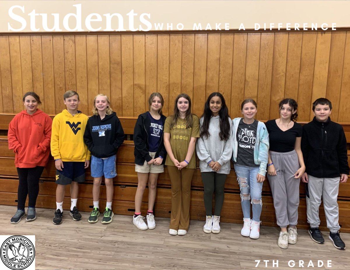 EMorichesMS's tweet photo. Happy Friday and congratulations to these stand-out Students Who Make A Difference award winners! @EastMorichesSD https://t.co/xRk2fo1v6i
