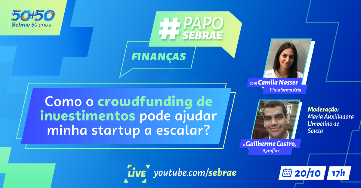 sebrae's tweet photo. Participe do #PapoSebraeDeFinanças e entenda como funciona e quais são as vantagens do crowdfunding para startups. 🖊 Dia 20 de outubro, às 17h, no https://t.co/8Ln23auh94
Inscreva-se: https://t.co/0LOLoHRkZc https://t.co/z7xaOwLRR2