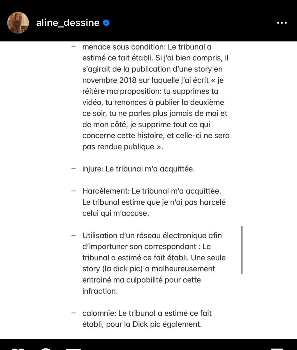 jonsnow1319's tweet photo. @Marvel_Fit Elle dis que pour harcèlement y’a rien eut https://t.co/TlfZ9nUjMV