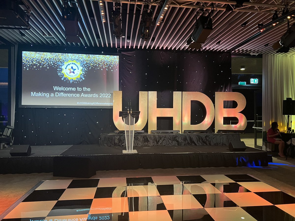 #UHDB #makingadifference congratulations to all that’s nominated. Have a great night &amp; enjoy