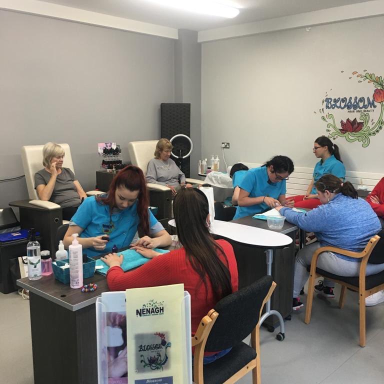 nenaghctc's tweet photo. Busy day at Blossom Beauty Salon, welcoming back some of our models.

#VTCT 
#beautydiploma #beautycourse #NenaghCTC https://t.co/xIeMxFKa8j