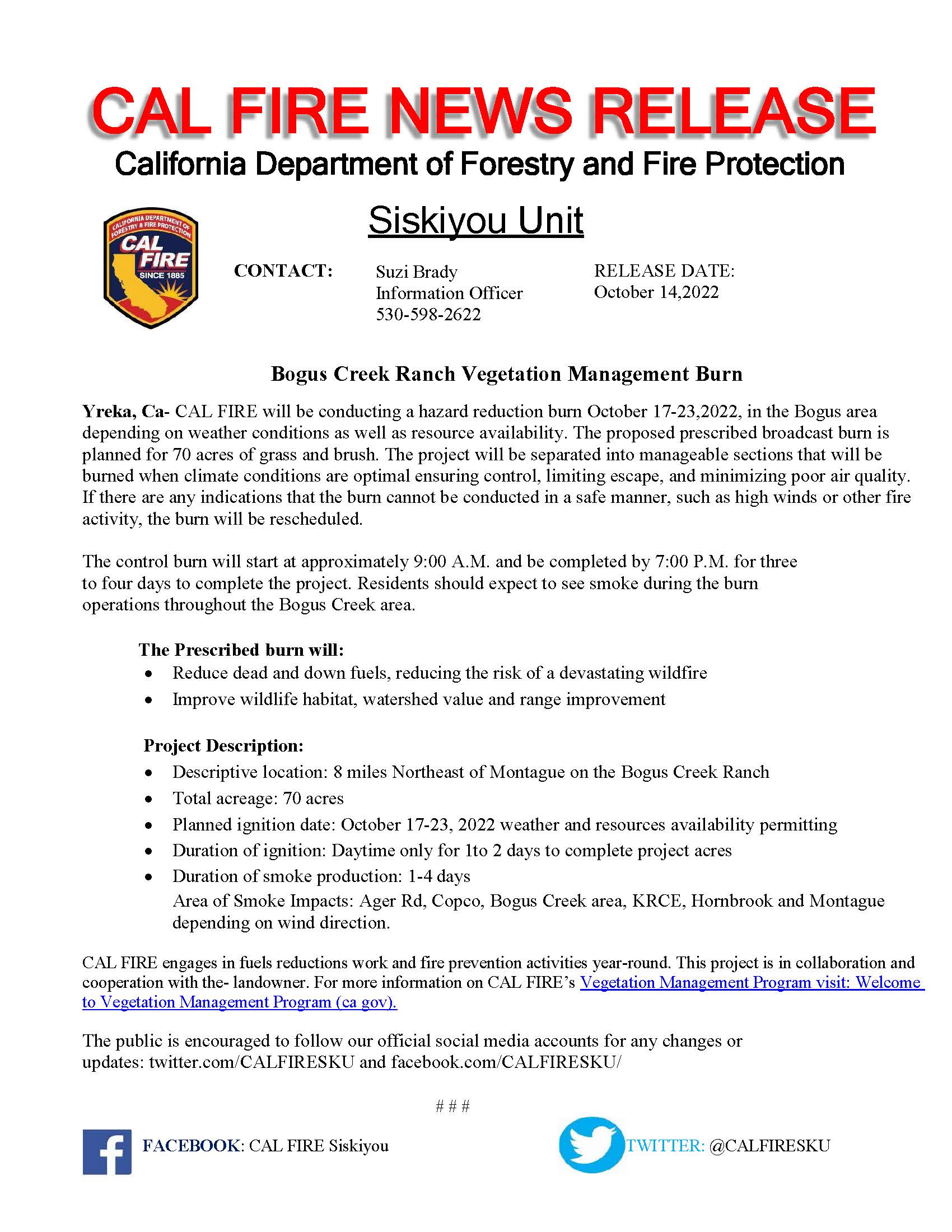 County of Siskiyou ( County Siskiyou) / Twitter