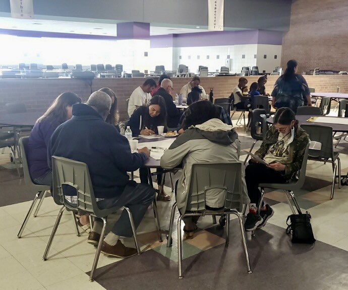 ElginBilingual's tweet photo. Worked with @ELGINISD_EHS on how to embed dialogue day to day. They explored how to implement structured conversations through the use of #QSSSA, #TRTW, #TalkMoves and much more. @Seidlitz_Ed @JohnSeidlitz @nancymotleyTRTW @ElginISD_PD @ElginBilingual @ElginTxISD https://t.co/Bq6KZ3hUdH
