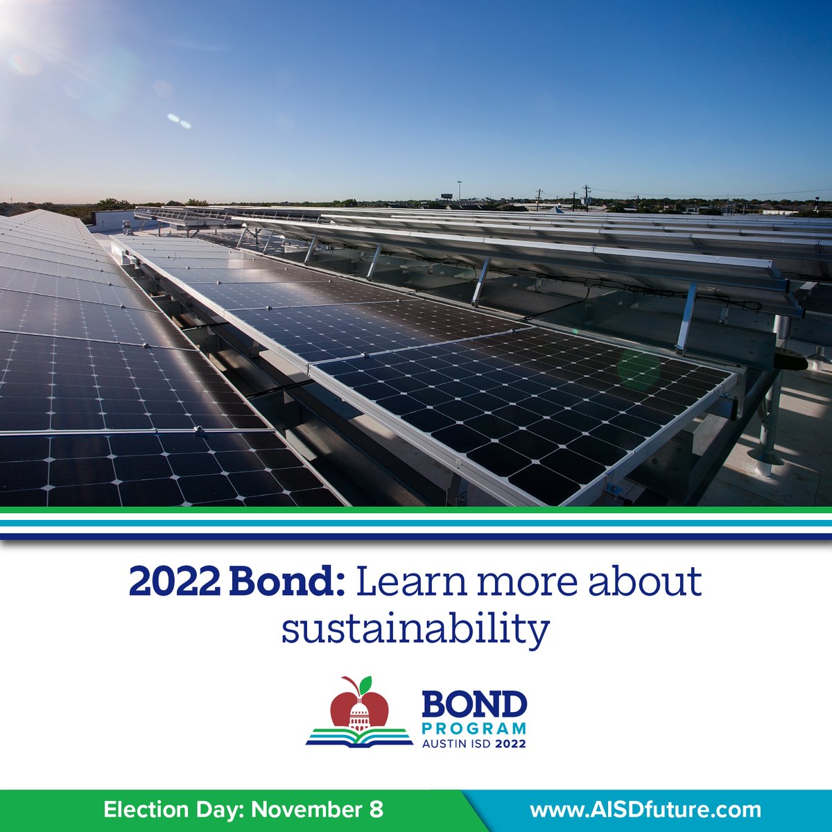 Austin ISD’s modernized facilities are among the most energy efficient in the nation. Through the 2022 Bond Program, we'll continue our commitment to building sustainable learning facilities for our students. Find out how the 2022 will benefit your campus by
